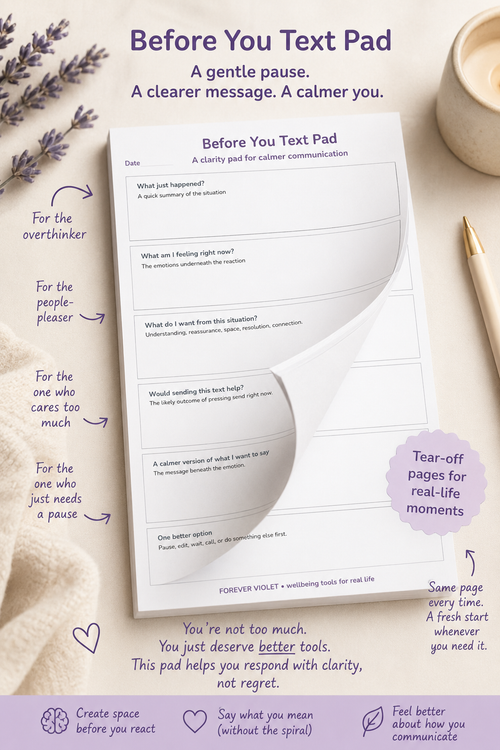 Before You Text A5 Tear‑Off Pad