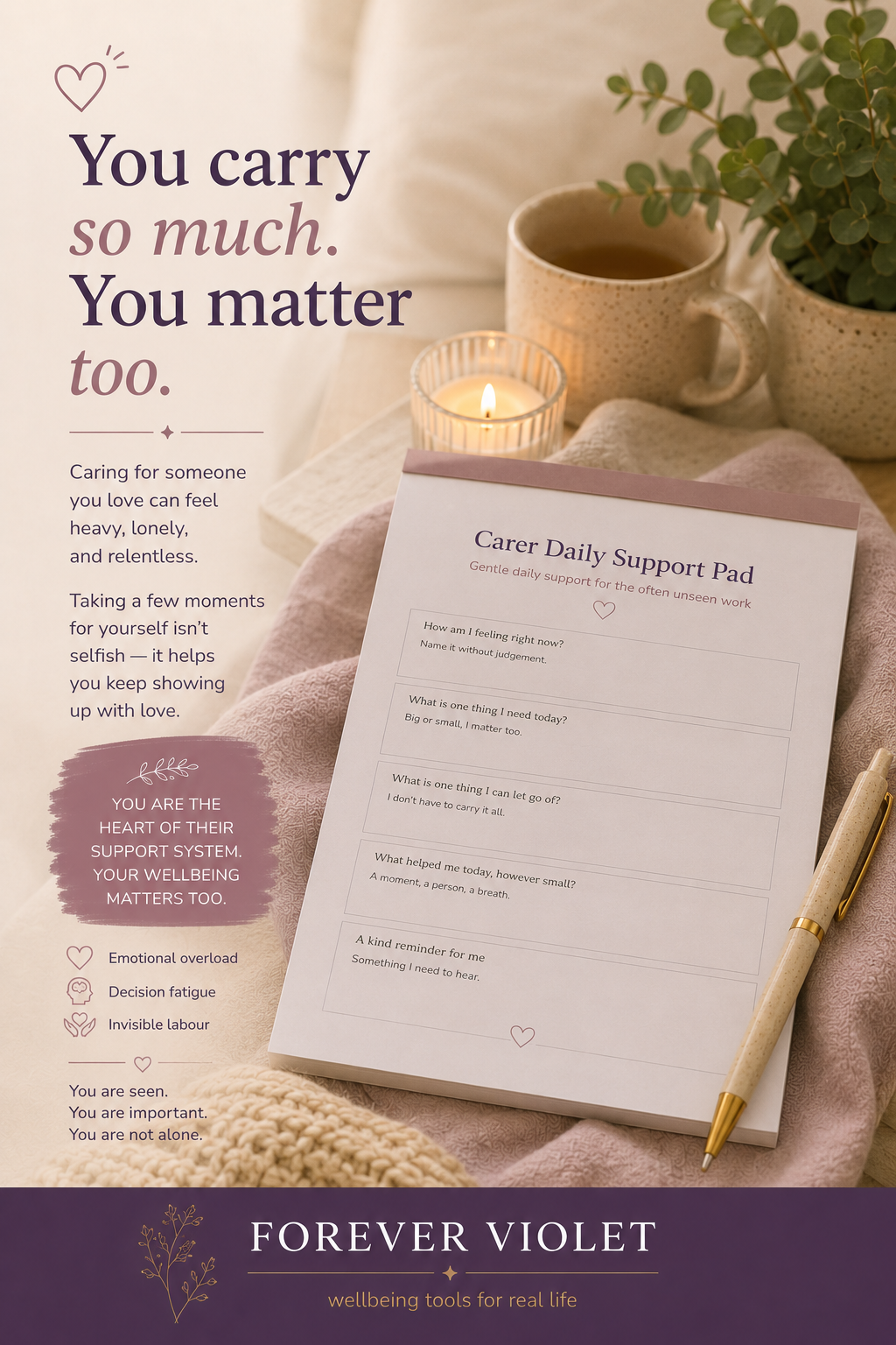 Carer Daily Support Pad