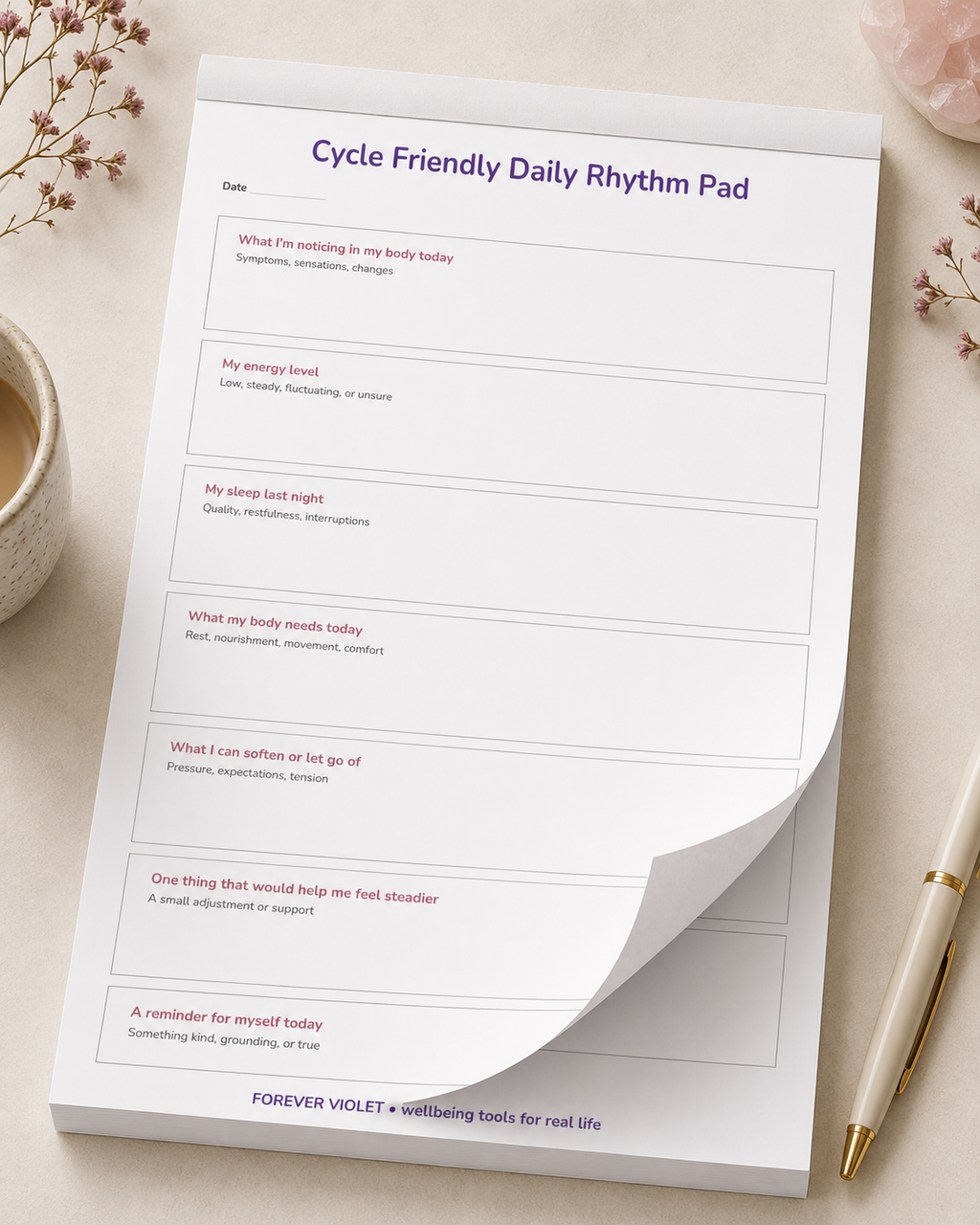 Cycle Friendly Daily Rhythm Pad
