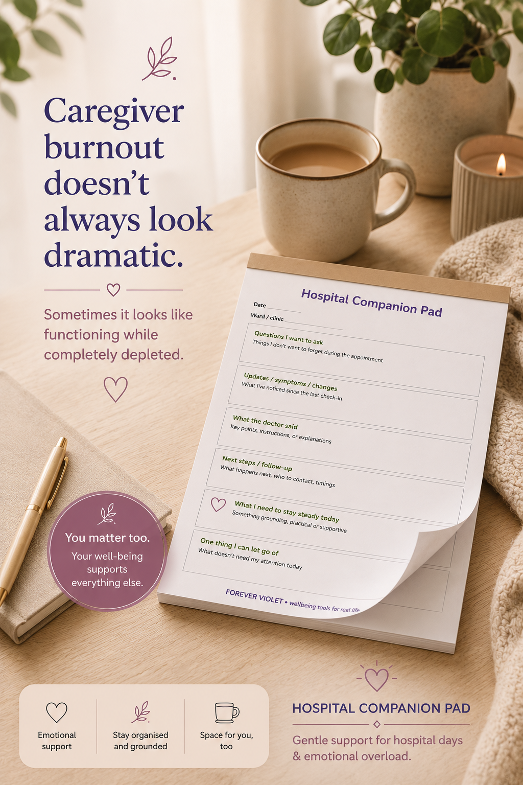 Hospital Companion Pad