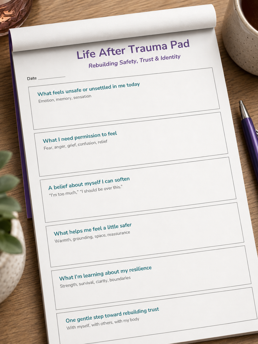 Life After Trauma Pad