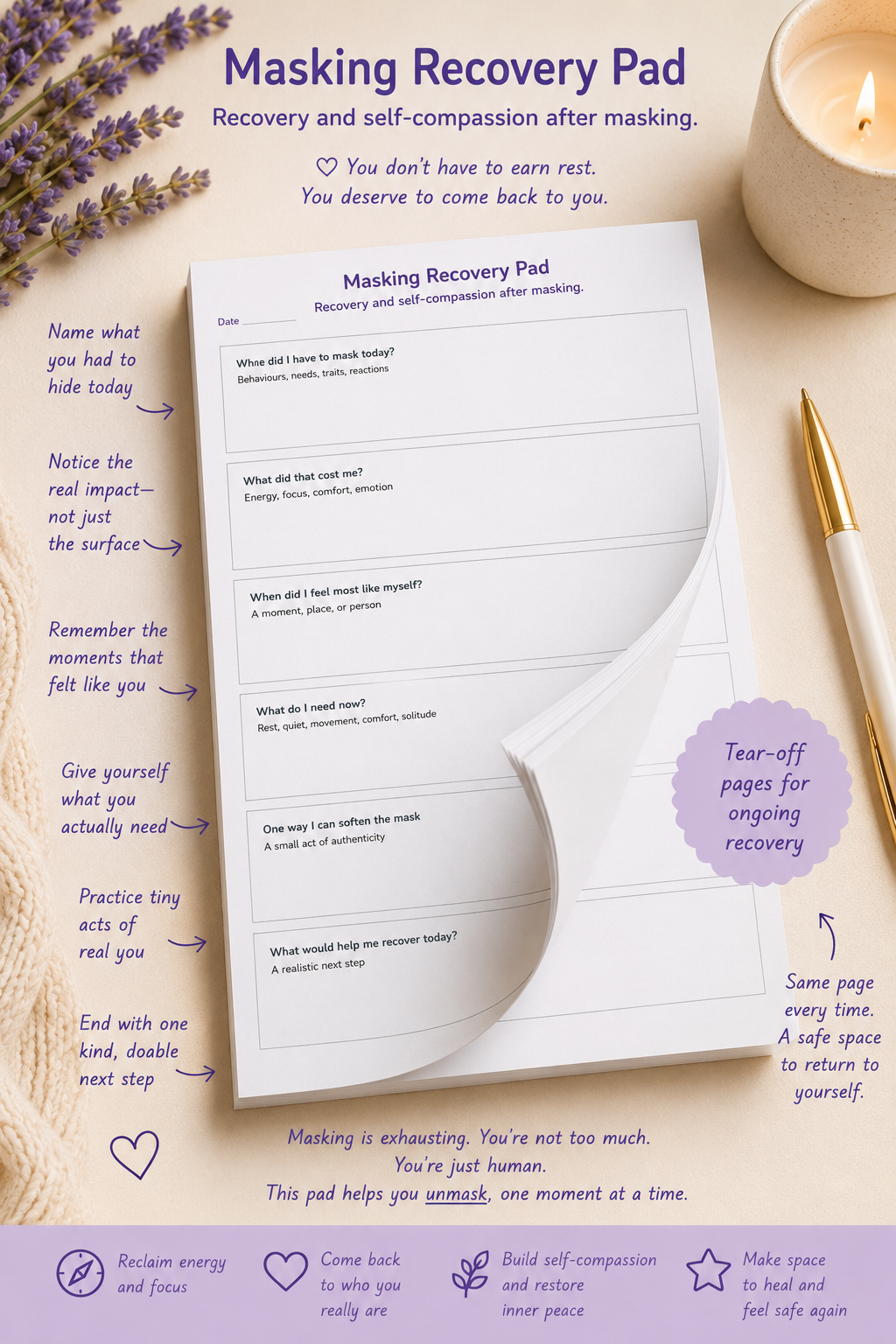 Masking Recovery Pad