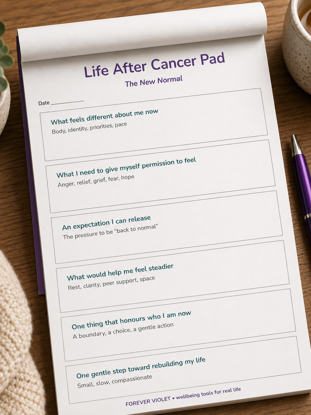 Life After Cancer Pad