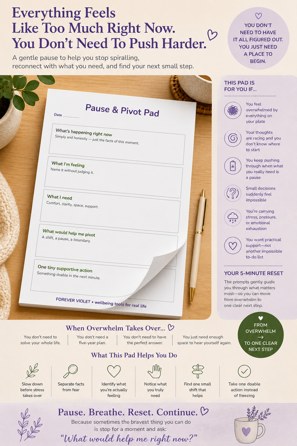Pause & Pivot Pad
