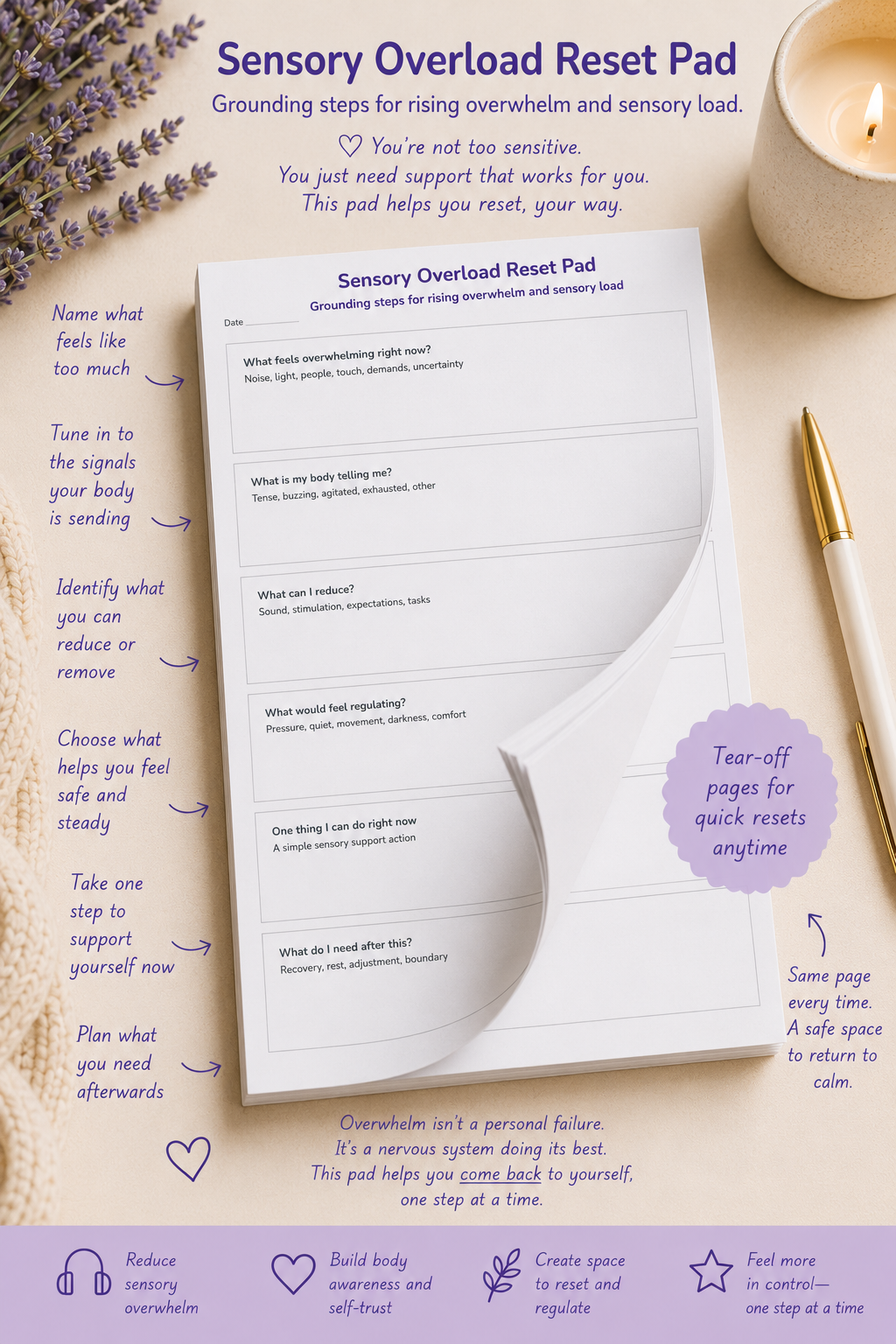 Sensory Overload Reset Pad