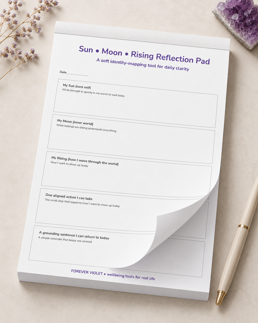 Sun • Moon • Rising Reflection Pad