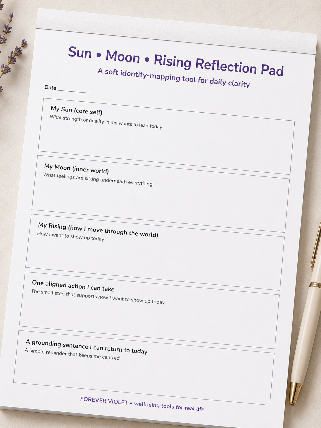 Sun • Moon • Rising Reflection Pad